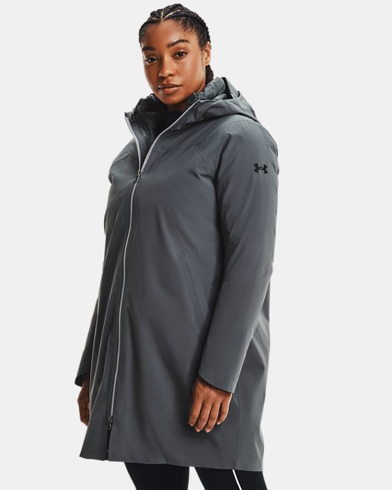 Women's UA Storm ColdGear® Infrared Down 3-in-1 Jacket, Gray, pdpMainDesktop image number 0